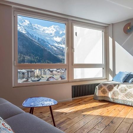 Modern Studio With Mont Blanc View And Pool Chamonix Mont Blanc Exterior foto